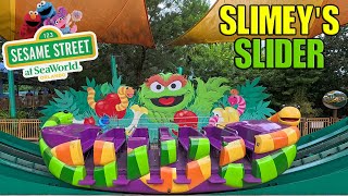 Take A Spin On Slimeys Slider Family Ride In Sesame Street Land At Seaworld Orlando Nov 2025 4K