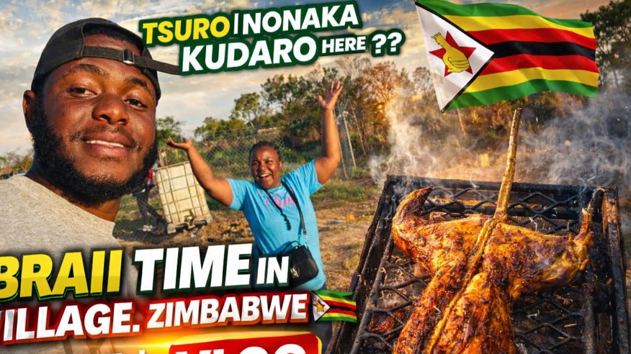 ZIMBABWE VILLAGE BRAII 🇿🇼🔥 | TSURO I NONAKA KUDARO HERE?? 😅