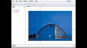 Importing an Image in GeoGebra Demo