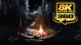 Something's Watching You From This Cave Campfire (360 VR)°