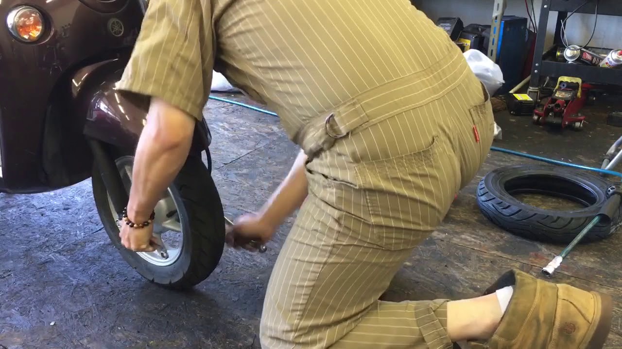 ⭐ヤマハビーノFI SA37J オリーブ 前後タイヤ新品交換済