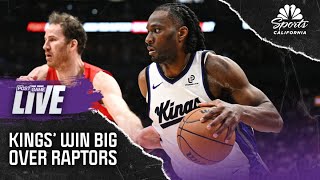 Kings fight off multiple Raptors runs in second half to secure road win | NBCSCA screenshot 4