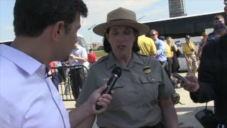 GOP Reps Topple Barricades At Memorial For Veterans