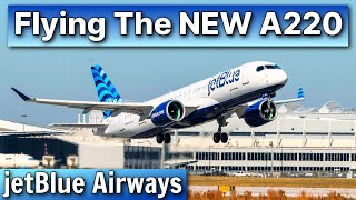 Plus Size Review: Flying JetBlue Airways Airbus A220 From Tampa To Boston
