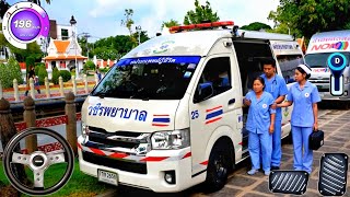 New Police Ambulance City Rescue Simulator 911 US Emergency Ambulance Driving Video Android Gameplay screenshot 4