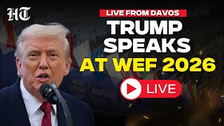 Davos 2026 Live | Donald Trump Speaks at World Economic Forum | Greenland | Europe | Trump Tariffs