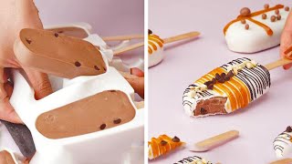Color Chocolate Ice Cream | So Yummy Cake Tutorials | Easy Chocolate Cake | Shorts