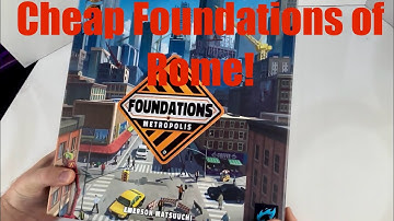 Foundations of Metropolis unboxing: Foundations of Rome on the Cheap!