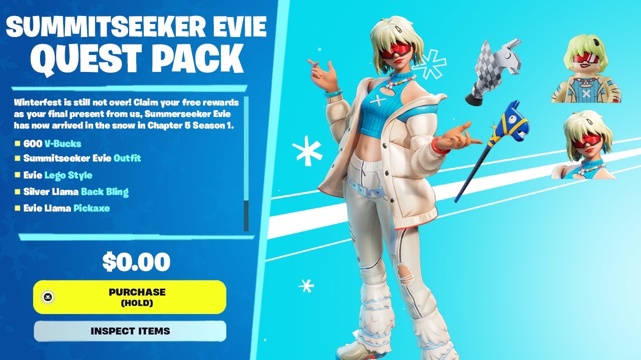 How To Get Summitseeker Evie Skin for FREE in Fortnite! (Unlock