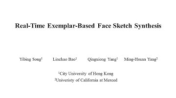 Real-Time Exemplar-Based Face Sketch Synthesis (ECCV 2014)