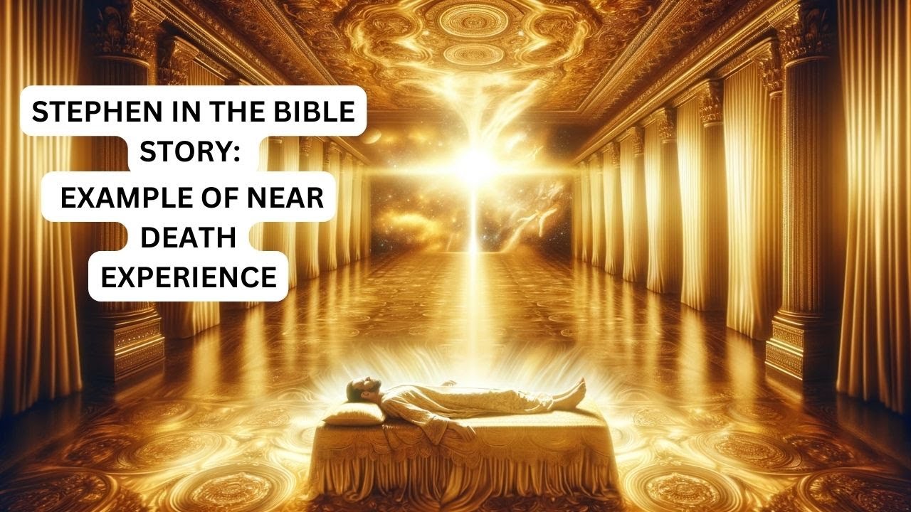 Stephen in the bible story Example of near death experience YouTube