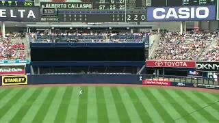2012/07/15 Granderson's sliding catch