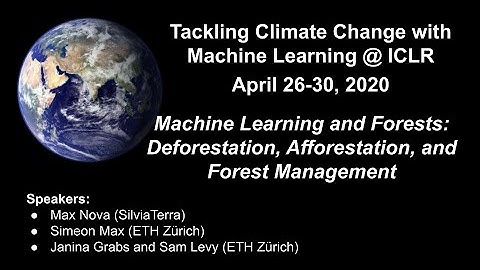 Machine Learning and Forests: Deforestation, Afforestation, and Forest Management