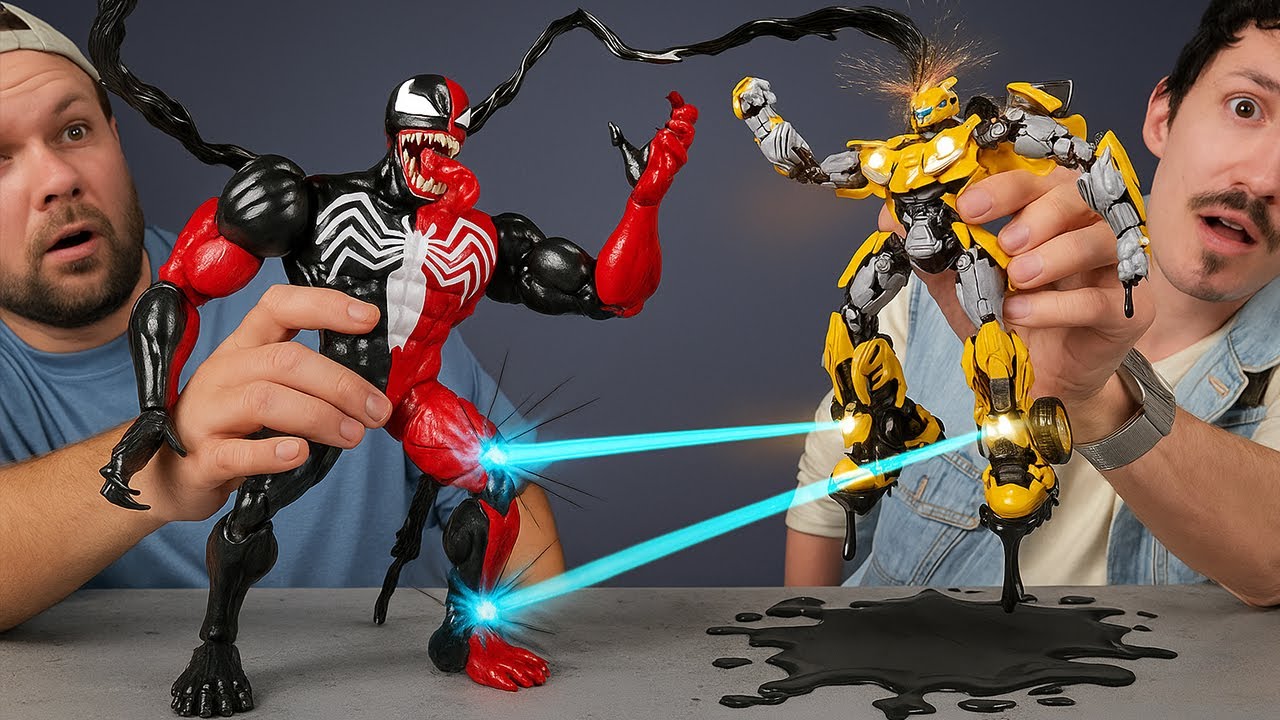 Venom Homem-Aranha vs Venom Transformers: A Batalha DIY MAIS INSANA de Todos os Tempos!