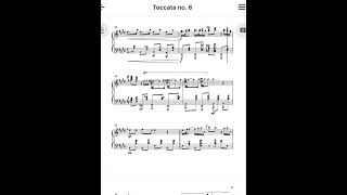 Toccata no. 6 (original composition)
