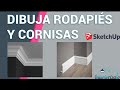 Dibuja rodapiés y cornisas en StechUp