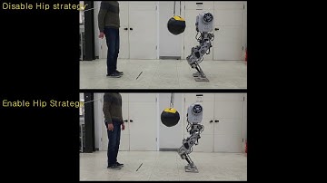 A robust walking controller based on online optimization of ankle, hip, and stepping strategy, T-RO