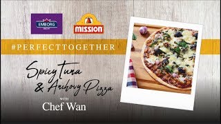 Chef Wan's Spicy Tuna & Anchovy Pizza