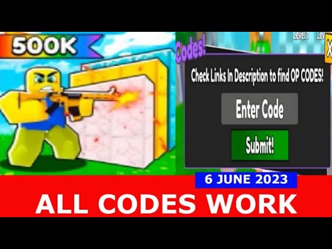 Roblox Shoot Wall Simulator Codes (July 2023) in 2023