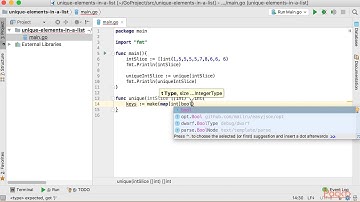Hands-on with Go: Extracting Unique Elements from a List|packtpub.com