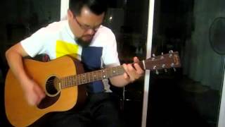 สอน กีต้าร์ ไม่ต่างกัน (OST.คิดถึงวิทยา) cover มีsolo แบบง่าย เล่นตามเพลง - น้าจร เชียงใหม่