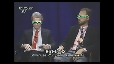 American Computer Enthusiasts - Comdex 1993 - 11/18/93