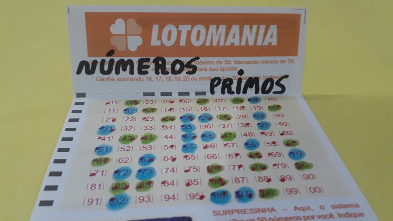 Números primos x dezenas fixas da lotomania - YouTube