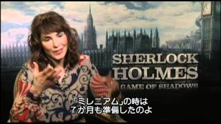 シャーロック・ホームズ　シャドウ ゲーム ノオミ・ラパス インタビュー