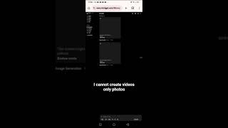 I can't create videos on Sora AI only photos
