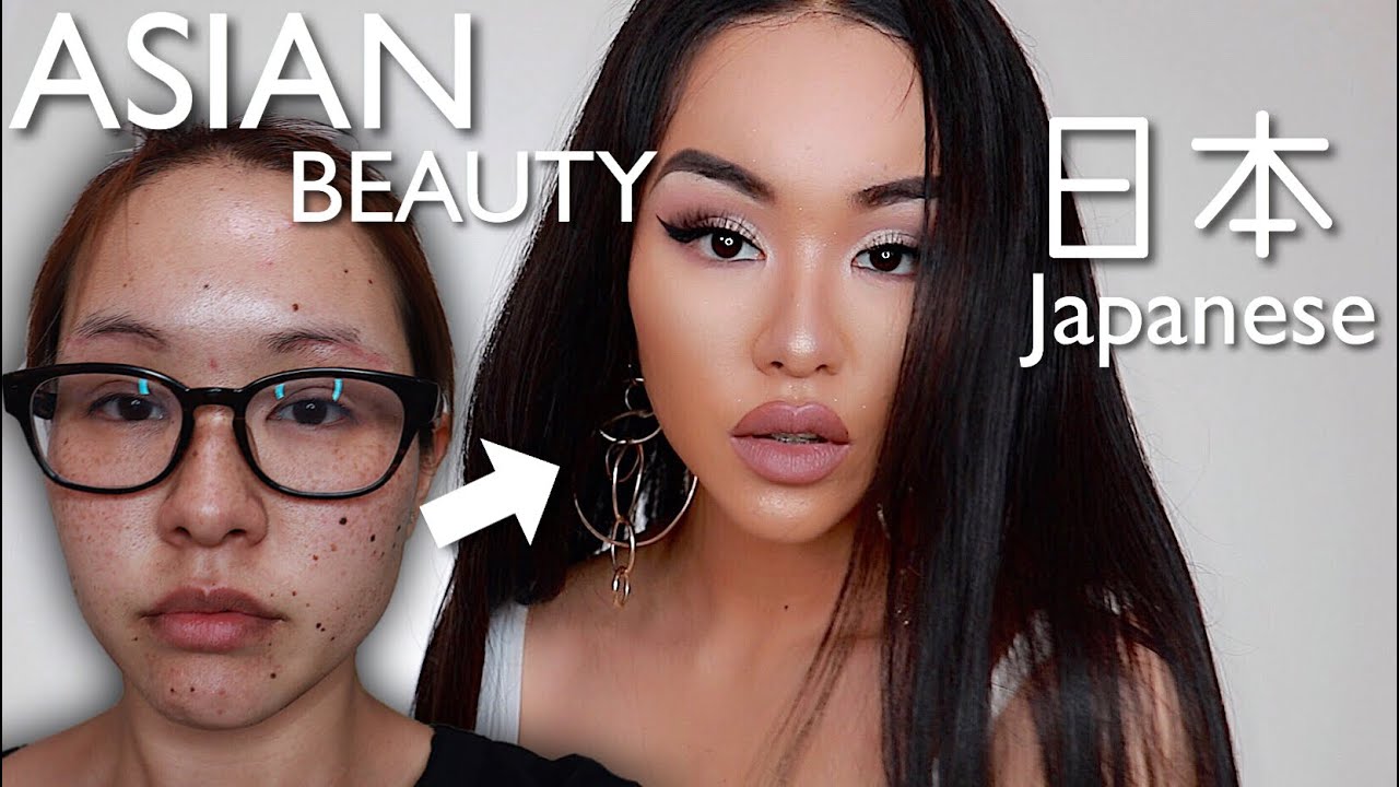 裸眼でも盛れる濃いハーフメイク プチプラファンデでつるんと卵肌 Asian Beauty Makeup Youtube