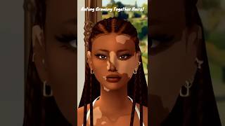 Rating Growing Together Hairs! ? | #sims4 #sims4cc #sims4cas #maxismatch #hairstyle #rate #shorts