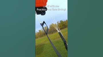 Practice your flare timing! #skydivevibes #skydivingvideos #landings