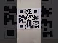 I draw the QR code😎😎😎😎#art#skills