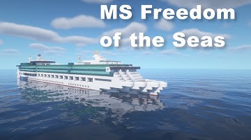 MS Freedom of the Seas | Minecraft 1:5 Scale tutorial