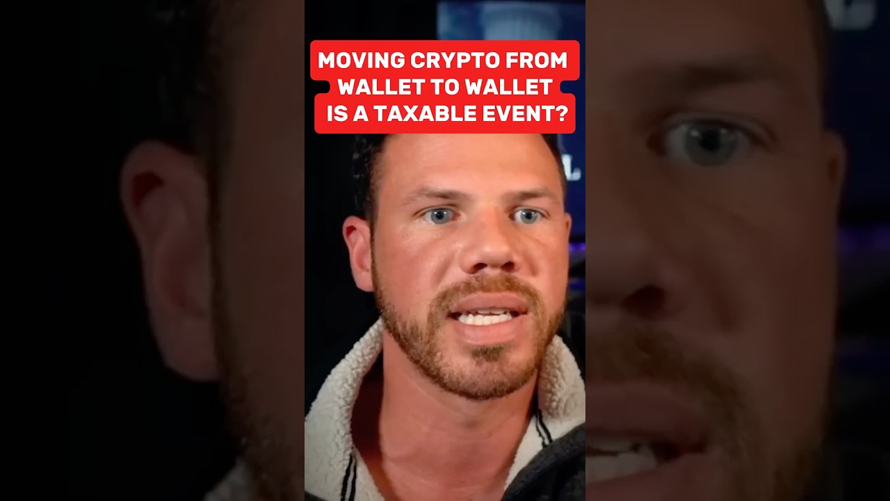 Moving Crypto Wallet to Wallet is a Taxable Event - YouTube