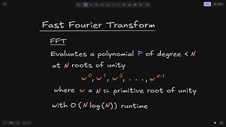 Fast Fourier Transform Intro Part 0