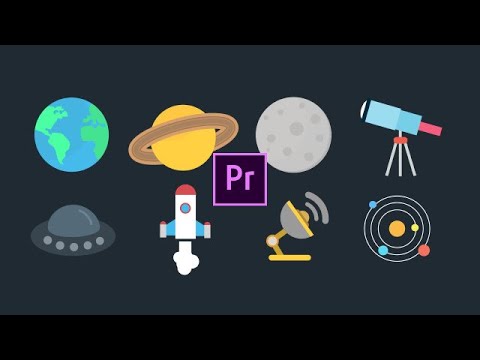 Space Icons Pack Motion Graphics Templates