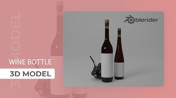 Wine bottle 3d modeling tutorials | blender 3d modeling tutorials | graphitake