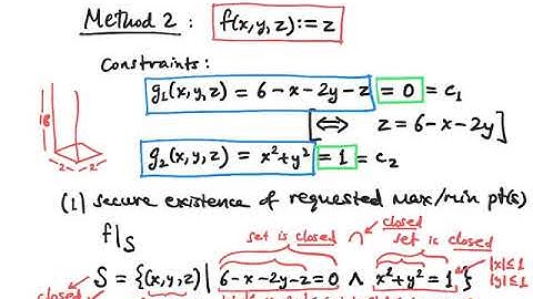 Multi - Lagrange Multipliers 2