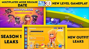 Fall Dude 3d Multiplayer Mode | Season 1st leaks | Fall Guys Ultimate Knockout  | Fall Dude 3d #4