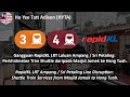 RapidKL LRT AMG / SP Line Disruption: Shuttle Train Services from Masjid Jamek to Hang Tuah.