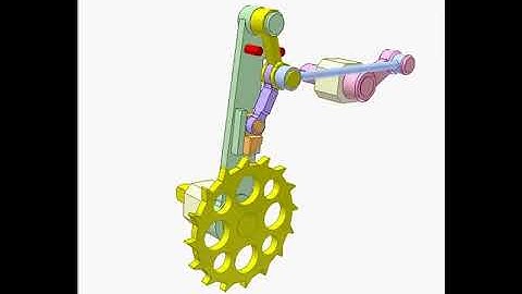 Quiet ratchet mechanism 3480p | Mechanisms |Mechanical Engineering | Design Concepts |