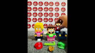 Lego Mario and peach want to exchange their costume #shorts #trending #funny #supermario #toys xm