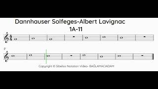 Lavignac 1A-11 SOLFEJ