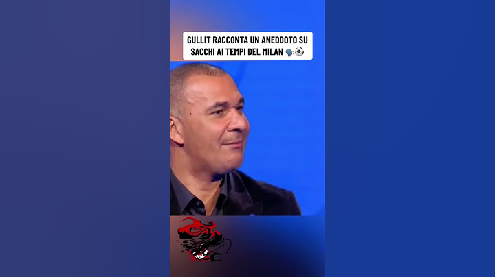 GULLIT RACCONTA UN ANEDDOTO SU SACCHI #calcio #goat #seriea #milan #gullit #sacchi #perte #foryou