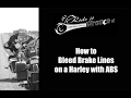 How to Bleed Brake Lines on a Harley with ABS
