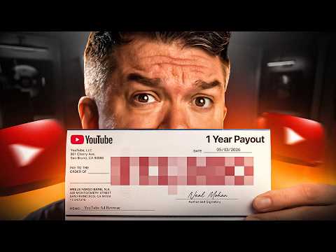 How Much YouTube Paid Me After 1 Year on a Brand New Channel