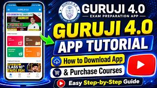 GURUJI 4.0 App Tutorial | How to Download App & Purchase Courses | Complete Guide (Hindi) screenshot 1