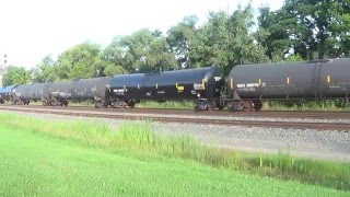 CN 2271 (ES44DC) leading CSX WB Empty Ethanol Train