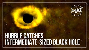 Hubble Catches Intermediate-Sized Black Hole